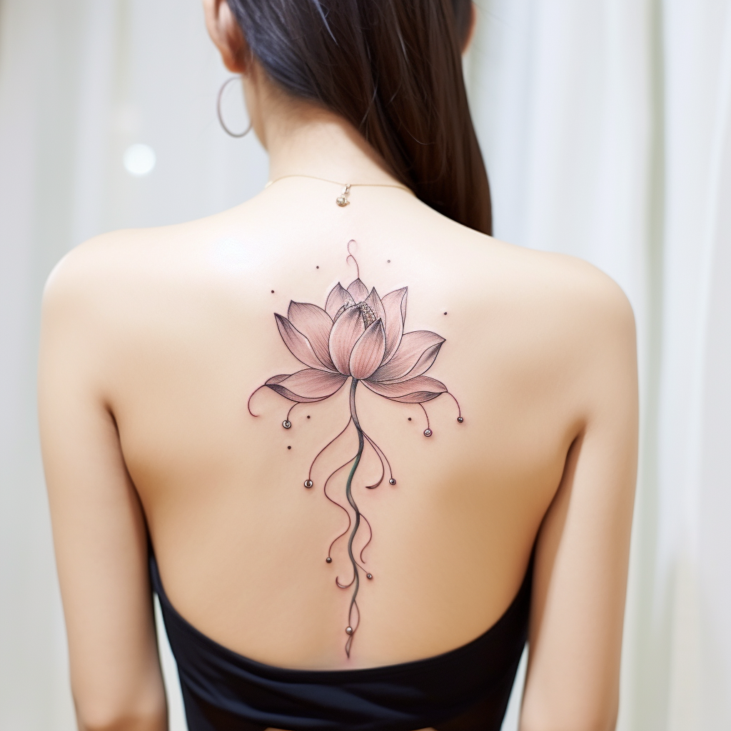 tatuagem-de-flor-lotus