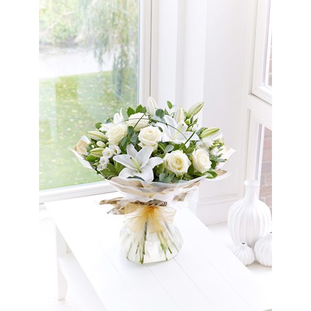 White Hand Tied