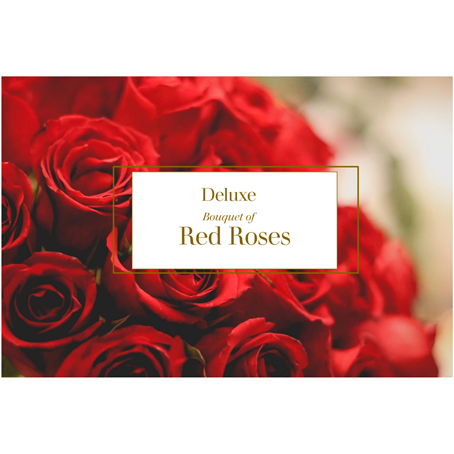 Deluxe Bouquet of Red Roses