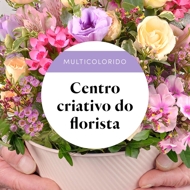 Centro criativo do florista - multicolorido