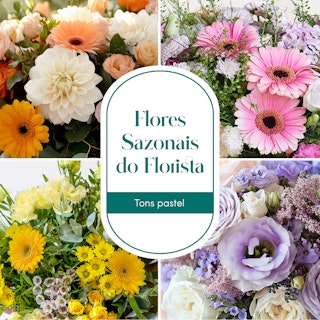 Bouquet do florista com flores sazonais