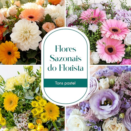 Bouquet do florista com flores sazonais