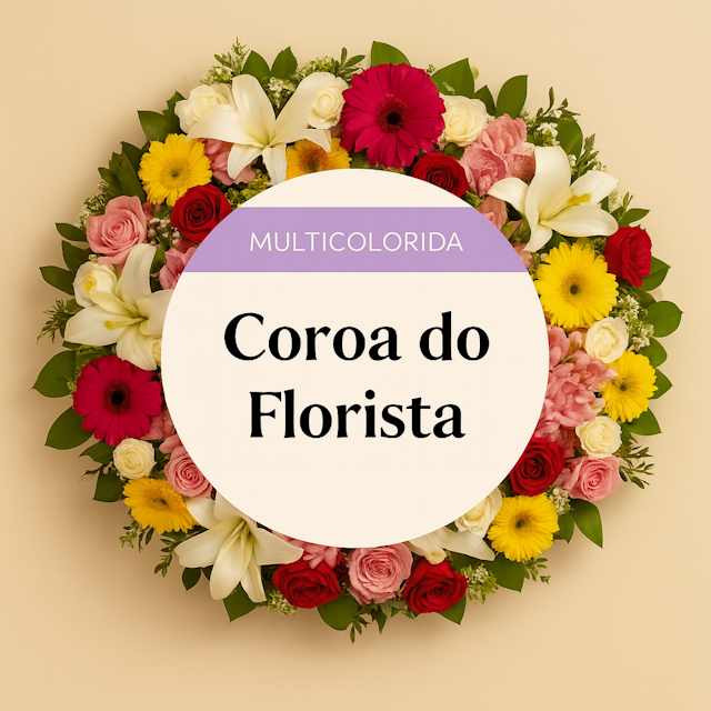 Coroa do Florista Multicolorida