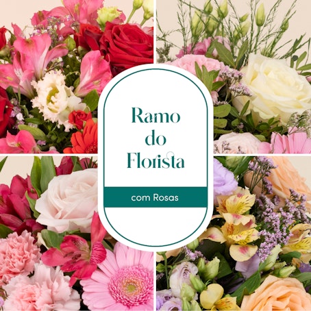 Ramo do florista com rosas
